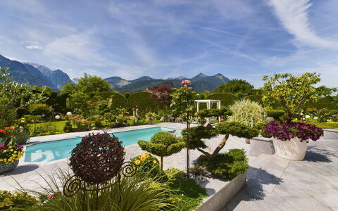 Sonnenpanorama: Casa, Villetta, Casa, Tetto, Area Rurale, Log Cabin, Raccordo, Larice, Agriturismo, Estate