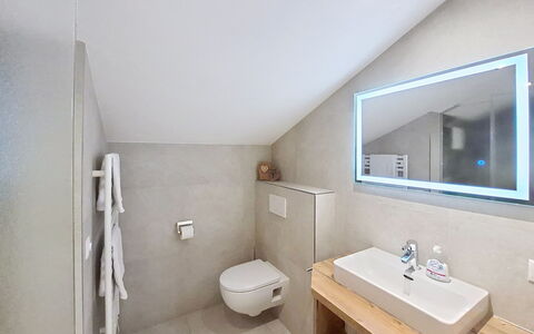 Edelweiß: Pavimentazione, Idraulico Fixture, Interior Design, Bagno, Pavimento, Soffitto, Lavello, Rubinetto, Idraulico, Camera