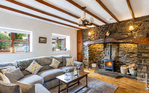 Garth Cottage: Balcone