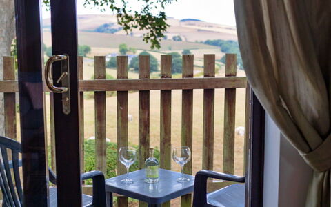 Garth Cottage: Balcone