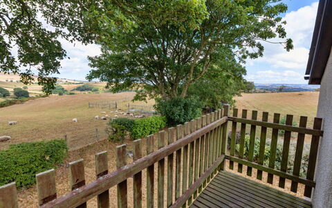 Garth Cottage: Balcone