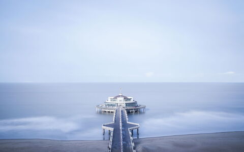 Amielie with Lateral Seaview: Blu, Mare, Orizzonte, Oceano, Molo, Spiaggia, Boardwalk, Sera, Dock