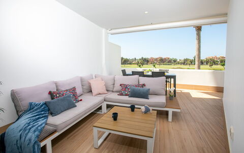 Los Moriscos Golf: Appartamento, Zona Residenziale, Condominio, Urban Design, Balcone, Uso Misto, Ricorrere, Estate, Hotel, Shade