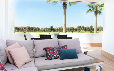 Los Moriscos Golf: Appartamento, Zona Residenziale, Condominio, Urban Design, Balcone, Uso Misto, Ricorrere, Estate, Hotel, Shade