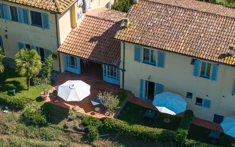 La Certaldina Stella Apartment: Casa, Estate, Villa, Landscaping, Hacienda, Balcone