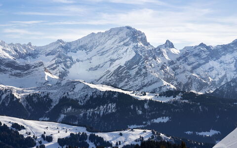 Chalet Scarbo: Neve, Montagna, Cielo, Geografia Montane, Inverno, Catena Montuosa, Geomorfologia Glaciale, Collina, Highland, Cresta