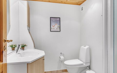 Terese - 200M to the Fjord: Idraulico Fixture, Pavimentazione, Interior Design, Pavimento, Bagno, Lavello, Gabinetto, Toilet Seat, Soffitto, Idraulico