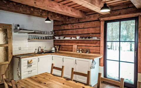Donut Retreat 1: Legna, Mobilia, Cucina, Pavimentazione, Soffitto, Interior Design, Latifoglie, Color Legno, Pavimento, Controsoffitto