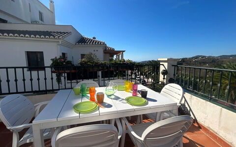 Viñasol: Mobilia, Mobili Da Esterno, Sedia, Cucina & Sala Da Pranzo Tavolo, Tavolo Esterno, Balcone, Appartamento, Ricorrere, Terrazza, Eco Hotel