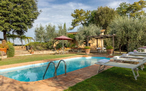 Podere Selva, Pool, Chianti: Piscina, Ricorrere, Hacienda, Eco Hotel, Estate, Mobili Da Esterno, Villa, Backyard, Giardino, Lettino