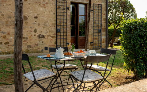 Podere Selva, Pool, Chianti: Mobilia, Mobili Da Esterno, Sedia, Tavolo, Tavolo Esterno, Cucina & Sala Da Pranzo Tavolo, Giardino, Backyard, Tavolino Da Caffè, Terrazza