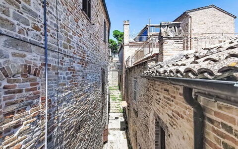 Dimora Castello: Brick, Estate, Giardino, Sobborgo, Driveway, Landscaping, Cortile, Hacienda, Agriturismo, Backyard