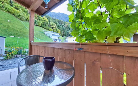 Oberladstätter: Color Legno, Latifoglie, Catena Montuosa, Deck, Sedia, Balcone, Eco Hotel, Mobili Da Esterno, Recinzione, Portico