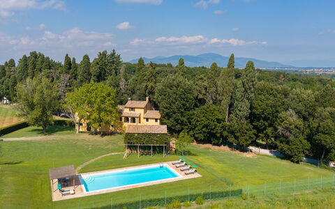 Villa del Poggio D'Oro 8: Piscina, Estate, Zona Residenziale, Casa, Casa, Agriturismo, Hacienda, Prato, Ricorrere, Villa