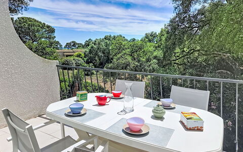 Le Val des Pins: Balcone, Villa