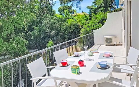 Le Val des Pins: Balcone, Villa