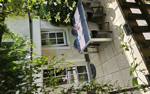 Dr.steiner: Mobili Da Esterno, Sedia, Tavolo Esterno, Cortile, Giardino, Backyard, Shade, Cortile, Pianta Della Casa