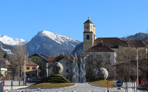 Biegel-Kraus: Montagna, Geografia Montane, Cielo, Cittadina, Catena Montuosa, Inverno, Alpi, Neve, Chiesa, Albero