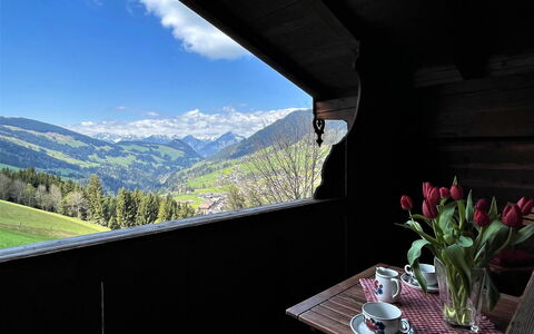 Kaiserhof: Pianta, Tavolo, Nube, Finestra, Cielo, Montagna, Vaso, Costruzione, Shade, Paesaggio