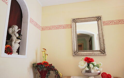 Marina: Specchio, Fiore, Cornice, Proprietà, Pianta, Pianta Della Casa, Interior Design, Vaso Di Fiori, Parete, Rosso