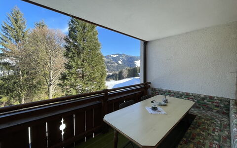 Karwendel: Costruzione, Proprietà, Tavolo, Cielo, Finestra, Legna, Shade, Casa, Albero, Architettura