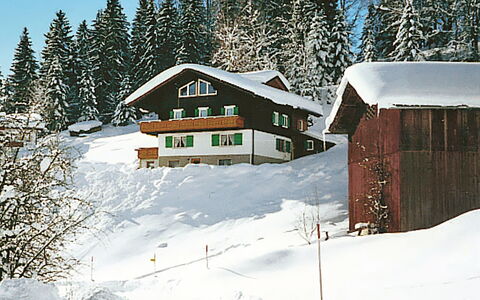 Schruns 25: Neve, Proprietà, Costruzione, Cielo, Natura, Casa, Albero, Pendenza, Larice, Congelamento