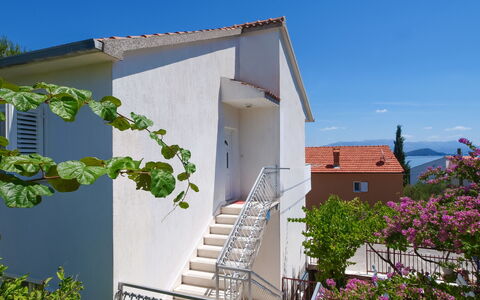 Trogir Slatine 165: Pianta, Cielo, Proprietà, Costruzione, Fiore, Le Scale, Casa, Villetta, Albero, Zona Residenziale