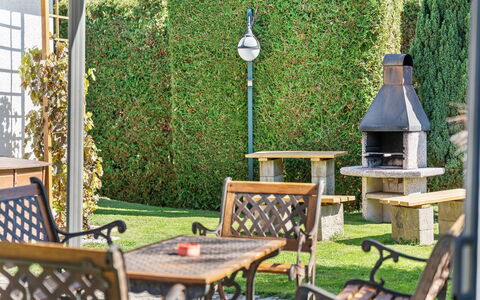 Petříkov: Arbusto, Giardino, Mobili Da Esterno, Landscaping, Shade, Hedge, Cortile, Backyard, Sempreverde
