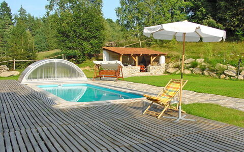 Benešov Nad Černou: Piscina, Proprietà, Mobili Da Esterno, Tempo Libero, Casa, Casa, Immobiliare, Lettino, Mobilia, Backyard