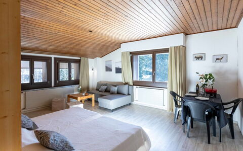Villars 130: Legna, Interior Design, Soffitto, Mobilia, Casa, Camera, Letto, Latifoglie, Camera Da Letto, Sedia