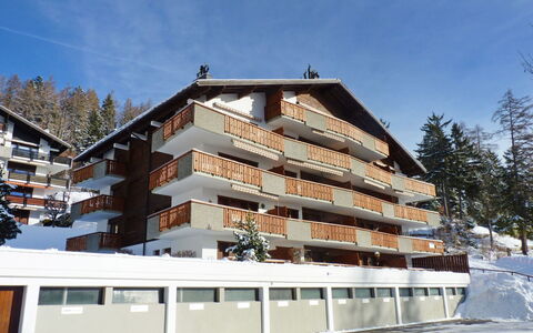 Ovronnaz 220: Cielo, Costruzione, Nube, Neve, Finestra, Albero, Pianta, Urban Design, Condominio, Proprietà Del Materiale