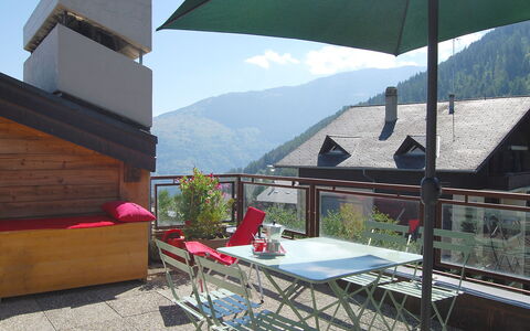 Bisse-Vieux A-4: Ombrello, Proprietà, Shade, Costruzione, Terrazza, Casa, Camera, Immobiliare, Vacanza, Tavolo