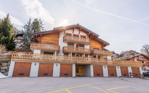 Nendaz 220: Cielo, Nube, Costruzione, Albero, Legna, Pianta, Zona Residenziale, Facciata, Città