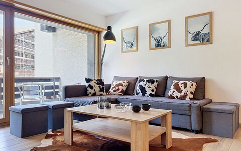 Mont-Rouge: Mobilia, Interior Design, Pavimentazione, Legna, Divano, Pavimento, Camera, Soggiorno, Tavolo, Appartamento
