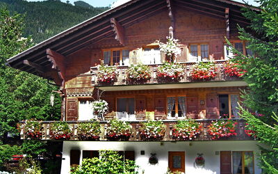 Grindelwald 121: Costruzione, Finestra, Pianta, Proprietà, Cielo, Albero, Casa, Villetta, Zona Residenziale