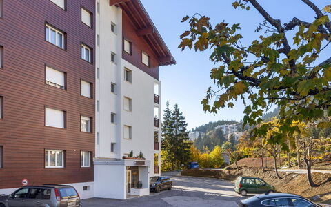Crans-Montana 388: Costruzione, Zona Residenziale, Architettura, Appartamento, Casa, Insediamento Umano, Inverno, Pendenza, Congelamento, Condominio