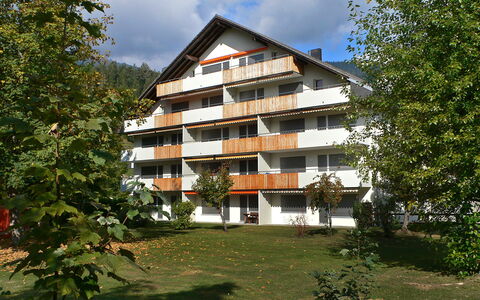 Laax 105: Costruzione, Pianta, Nube, Cielo, Finestra, Albero, Lotto, Casa, Urban Design, Quartiere