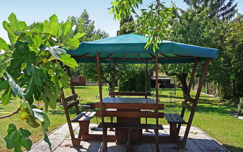 Grand Jardin: Shade, Tavolo, Baldacchino, Albero, Pianta, Padiglione, Tempo Libero, Mobilia