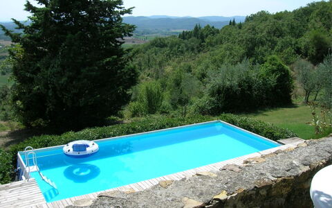 Casa Rossa: Acqua, Pianta, Cielo, Natura, Piscina, Rettangolo, Albero, Erba, Shade, Tempo Libero