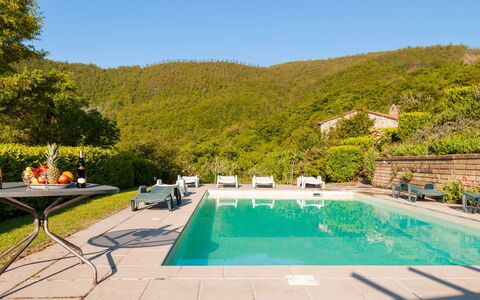 Casa la Primula: Acqua, Pianta, Cielo, Proprietà, Mobilia, Costruzione, Piscina, Albero, Mobili Da Esterno, Erba