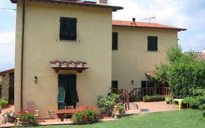 Villa la Ripa vista dal giardino.