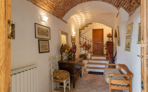 Villa Monteloro: Proprietà, Costruzione, Camera, Soffitto, Interior Design, Casa, Arco, Mobilia, Architettura, Hacienda
