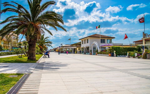 Il Girasole: Passerella, Cielo, Boardwalk, Cittadina, Albero, Palma, Costruzione, Spazio Pubblico, Vacanza, Architettura