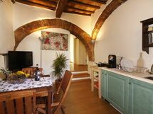 Soggiorno con angolo cucina