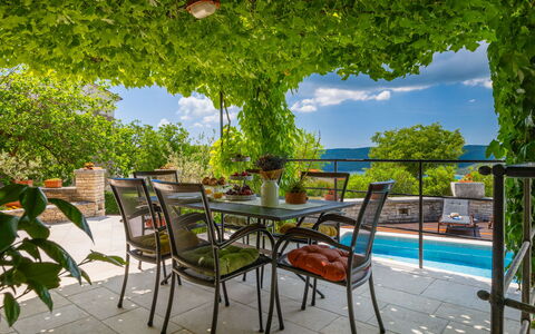 Gelci: Mobilia, Tavolo, Mobili Da Esterno, Sedia, Tavolo Esterno, Shade, Cucina & Sala Da Pranzo Tavolo, Giardino, Terrazza, Vaso Di Fiori