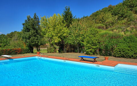 Gellino: Piscina, Proprietà, Paesaggio Naturale, Tempo Libero, Estate, Casa, Immobiliare, Villa, Albero, Vacanza