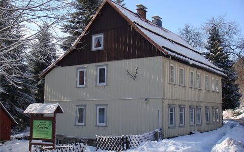 Altes Forsthaus Sösetal: Costruzione, Neve, Cielo, Finestra, Albero, Casa, Legna, Pendenza, Villetta, Sugar House