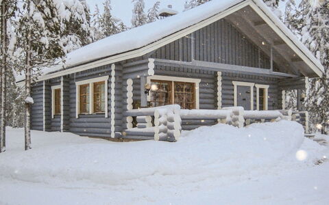 Kujalan Lomat 2: Legna, Neve, Villetta, Inverno, Tetto, Congelamento, Casa, Log Cabin, Raccordo, Pendenza