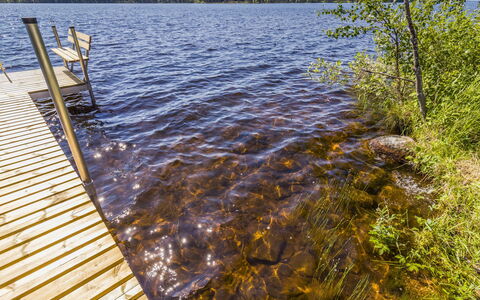 Ruka-Kitkan Käki: Blu, Acqua, Legna, Paesaggio Naturale, Estate, Banca, Lago, Riflessione, Serbatoio, Dock