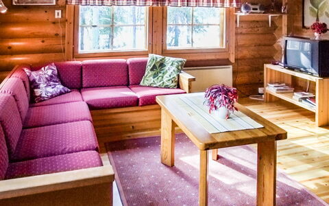 Kujalan Lomat 1: Legna, Interior Design, Mobilia, Pavimentazione, Casa, Pavimento, Soggiorno, Camera, Soffitto, Villetta